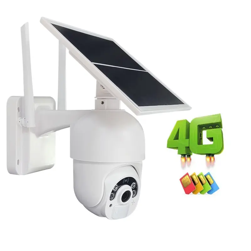 Environmentally friendly and safe outdoor solar surveillance camera Outdoor solar cameras that require no electricity