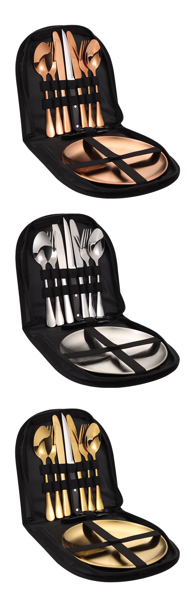 Picnic Tableware Set Carrying Case