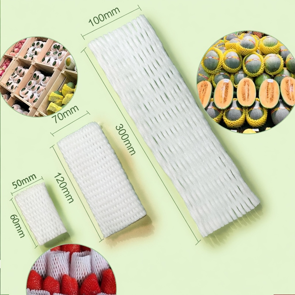 EPE Foam Net Sleeve Pocket Vegetable Fruit Thicken Mesh Bag