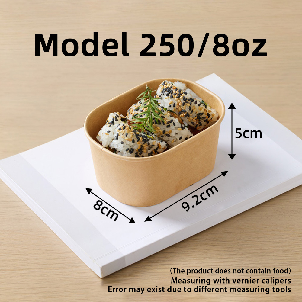 Disposable paper bowl usage 2
