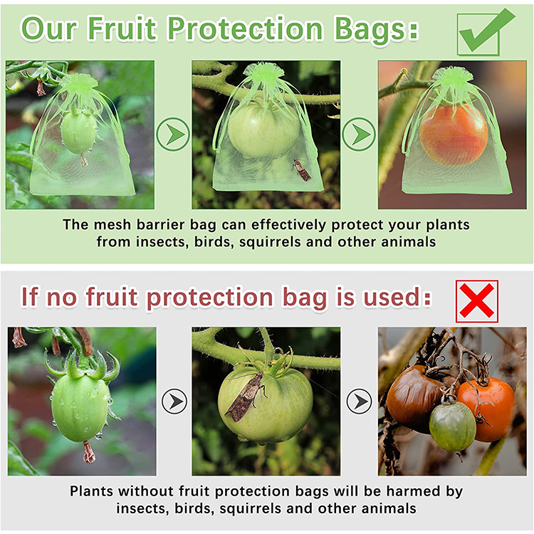Grape Nylon Net Bags For Fruit Vegetable /fruit Protection Bags/insect Net Bag