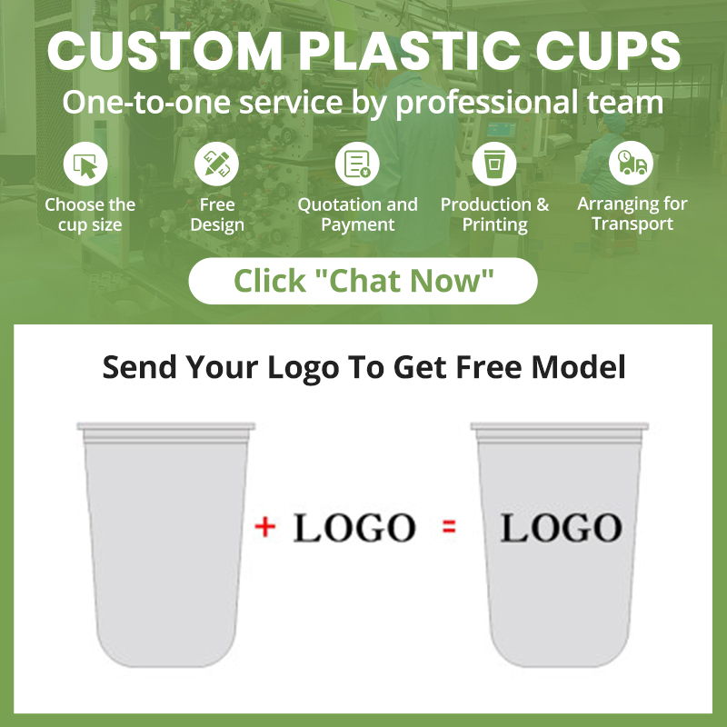 Cundao Custom Logo Printed 12/14/16/18/20oz U Shape PET Disposable Cold Drink Boba Tea Ice Coffee Plastic Cups With Lids