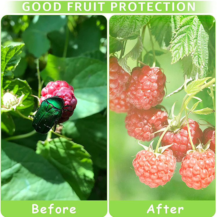 Reusable Net Grocery Guava Fruit Protection Bag/ Dry Fruits Packaging Bags/ Jute Fruit Bag for Anti Insect Bird Fly