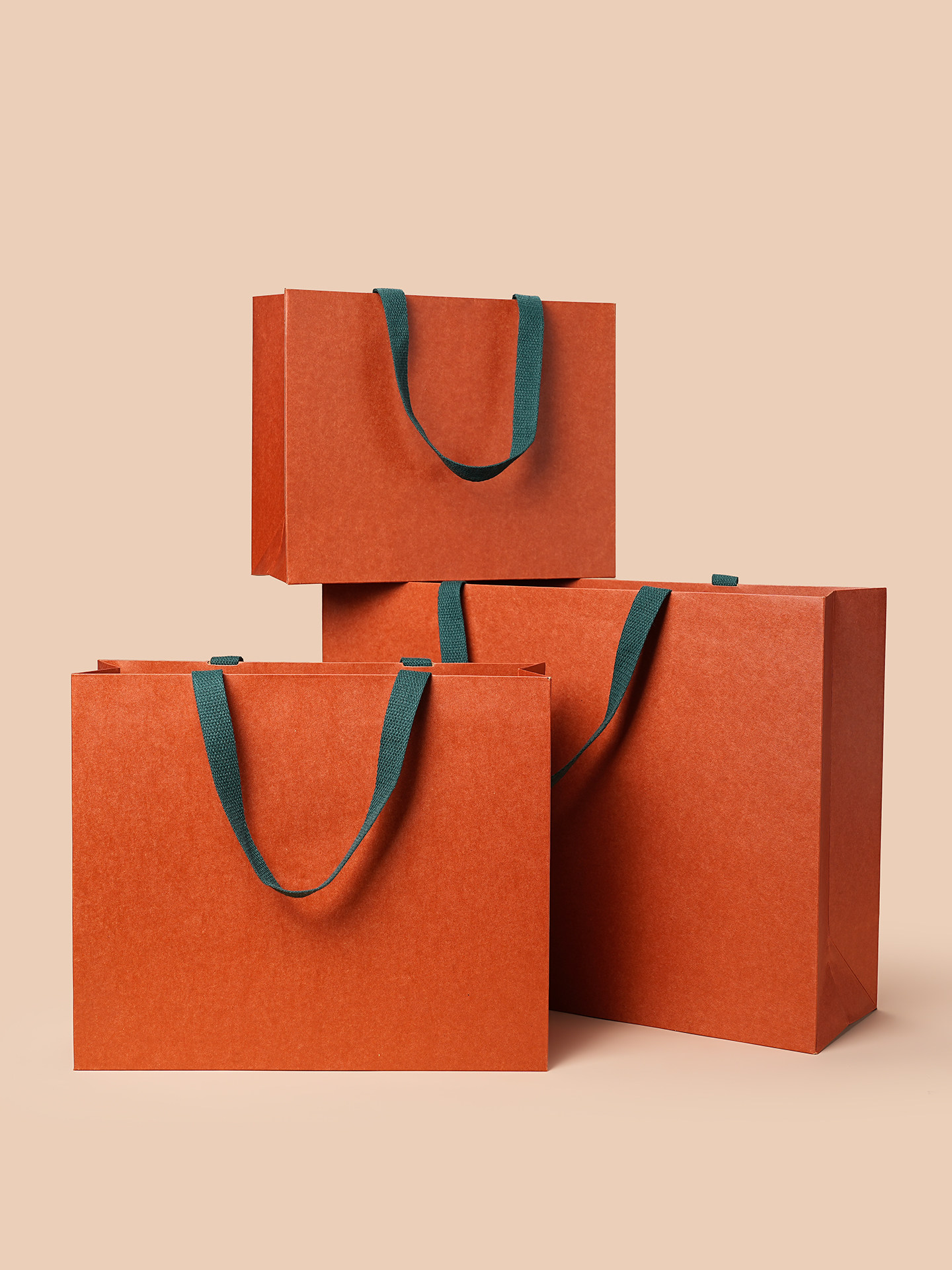Kraft Paper Gift Shopping Bag-Portable Specialty Holiday Packaging for Business &amp; Shopping Use Enterprise Customization