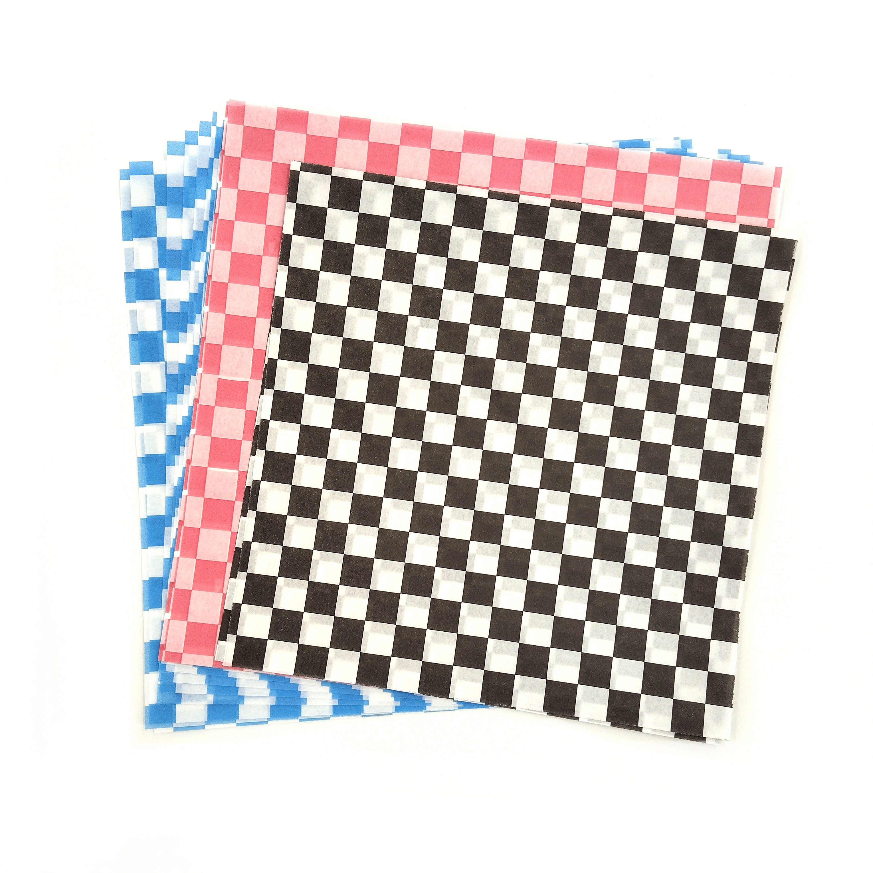 Custom Printed 12x12 Inch Greaseproof Food Wrapping Paper For Food Packaging &amp; Catering