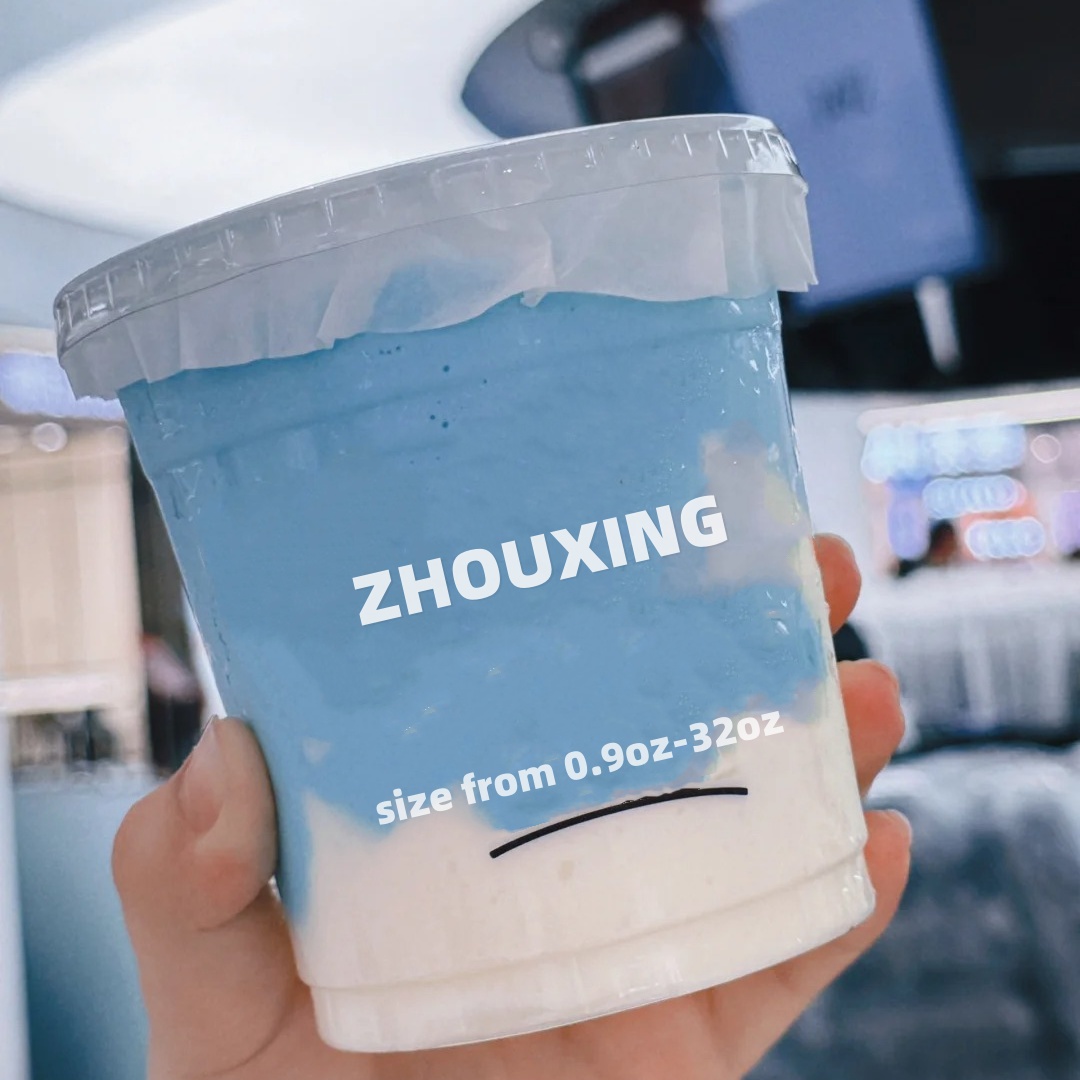 Customizable 18oz-98 550ml Disposable PET/PLA Plastic Cup Cold Coffee Cups With Dome Lid Sip Lid Flat Lid 98mm Diameter Cup