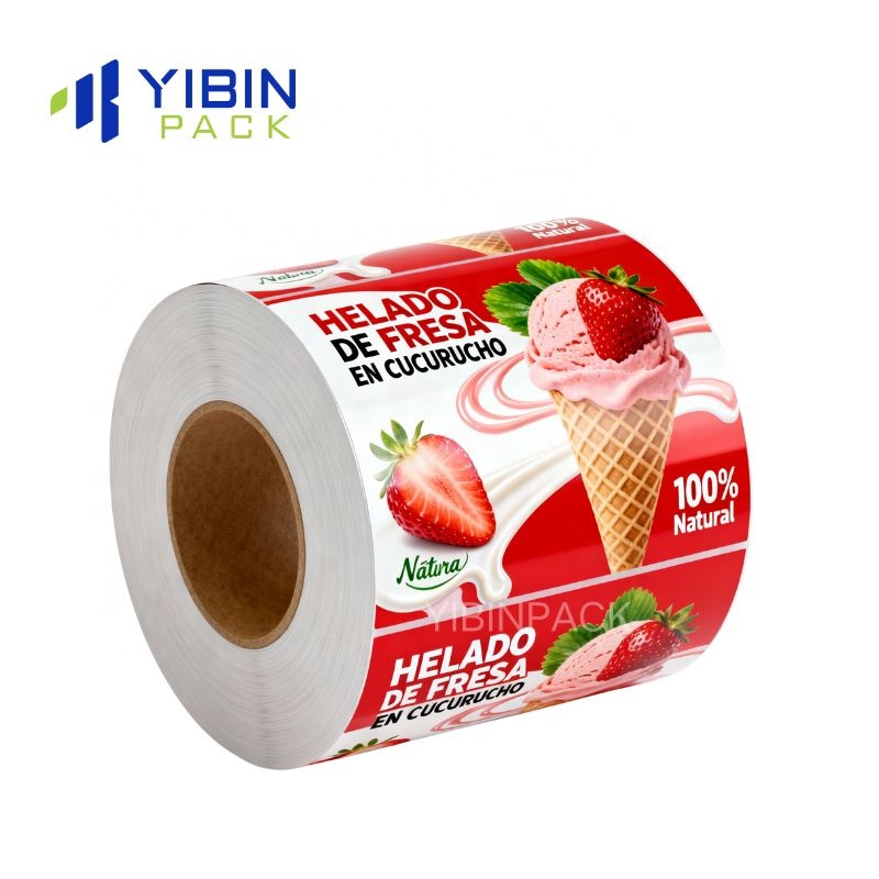 Custom Printed BOPP Thermal Lamination Packaging Film Roll Food Cookie, Potato Chip, And Ice Cream Packaging Sachet Roll Film