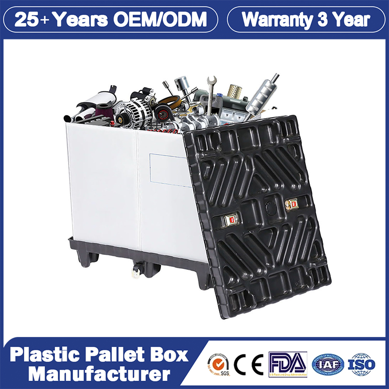 1200*1000 Economic Price Heavy Duty Customized Collapsible Bulk Foldable Large Container Plastic Pallet Box/Bin for Packaging and Shipping