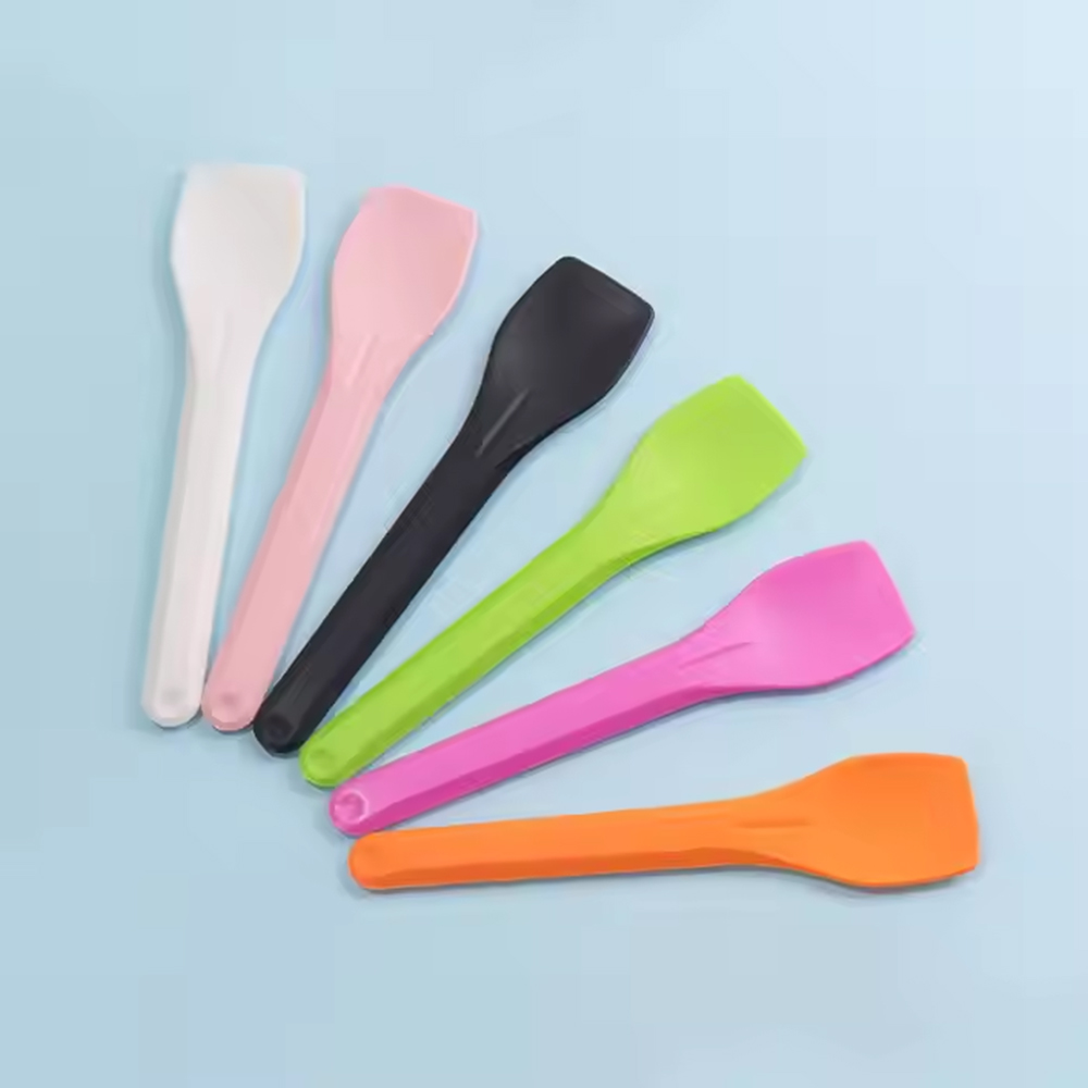 CPLA Ice Cream Spoon Eco-friendly Cornstarch Dessert Yogurt Spoons