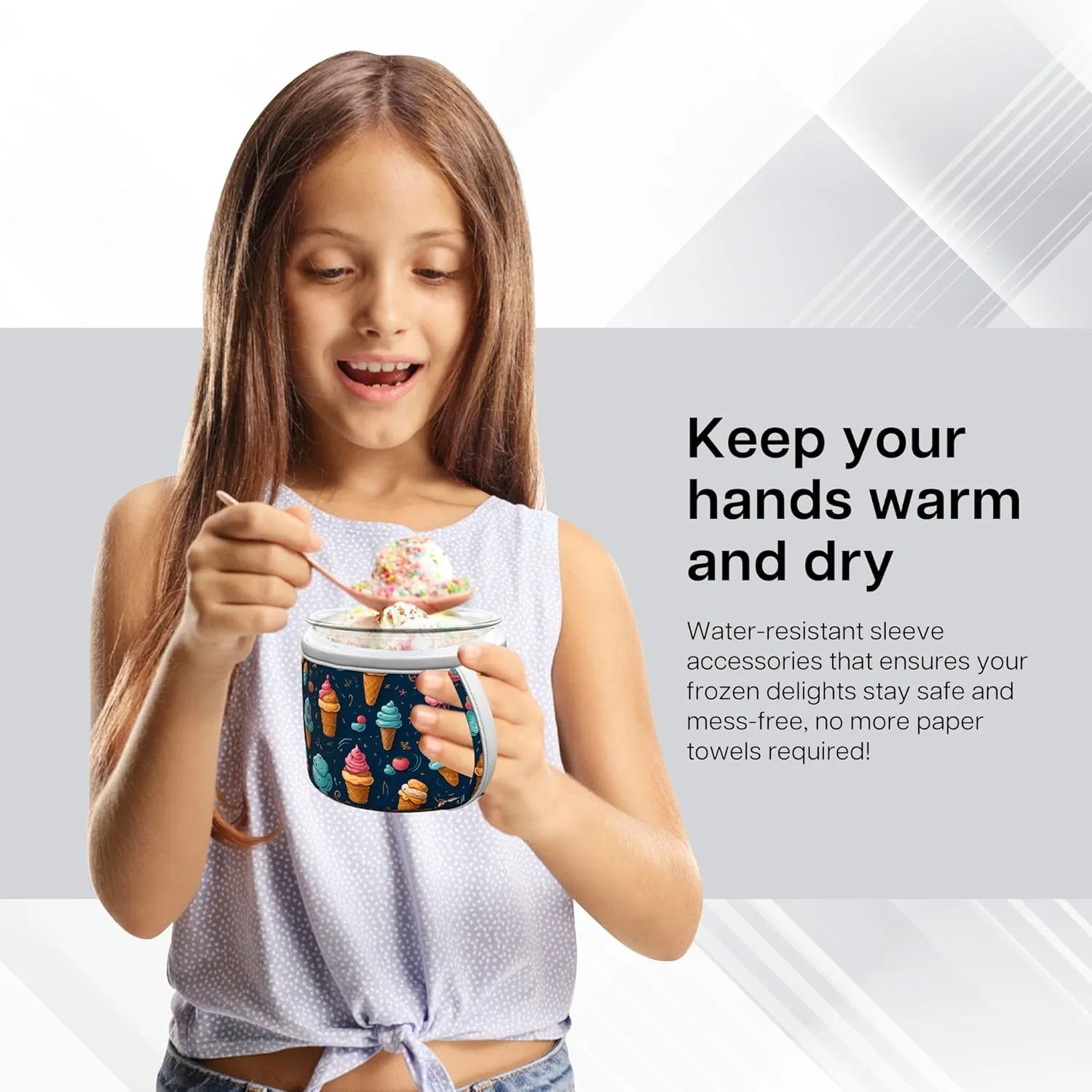 Neoprene Ice Cream Sleeve for Ninja Creami Pints