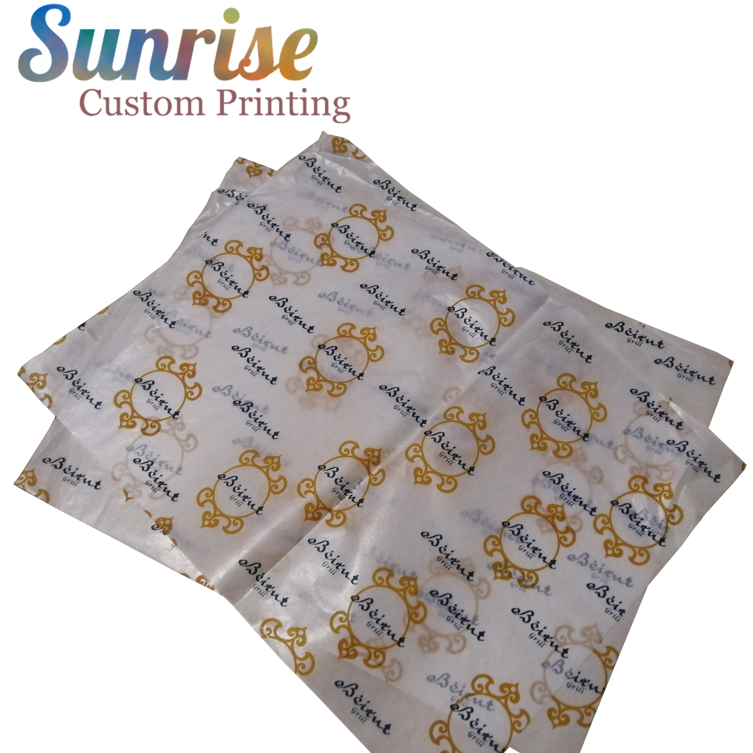 ECO Wax Paper Wrap Color Printing Customized Printed Beeswax Food Wrap