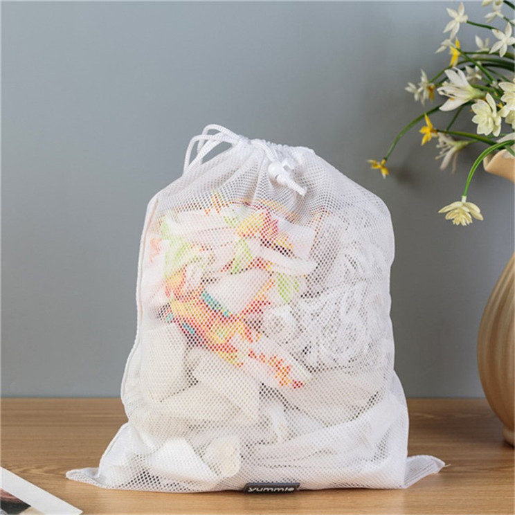 Drawstring Laundry Mesh Washing Pouch Thicken Net Bag Laundry Bag Washing Machine Mesh Laundry Bags For Clothes