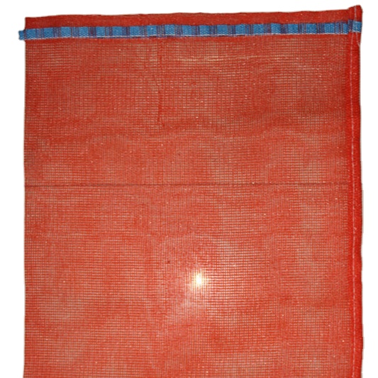 UV Treated Firewood Vegetable Onion Potato Fruit Packaging PP Tubular Net Mesh Raschel Mesh Bag with Drawstring