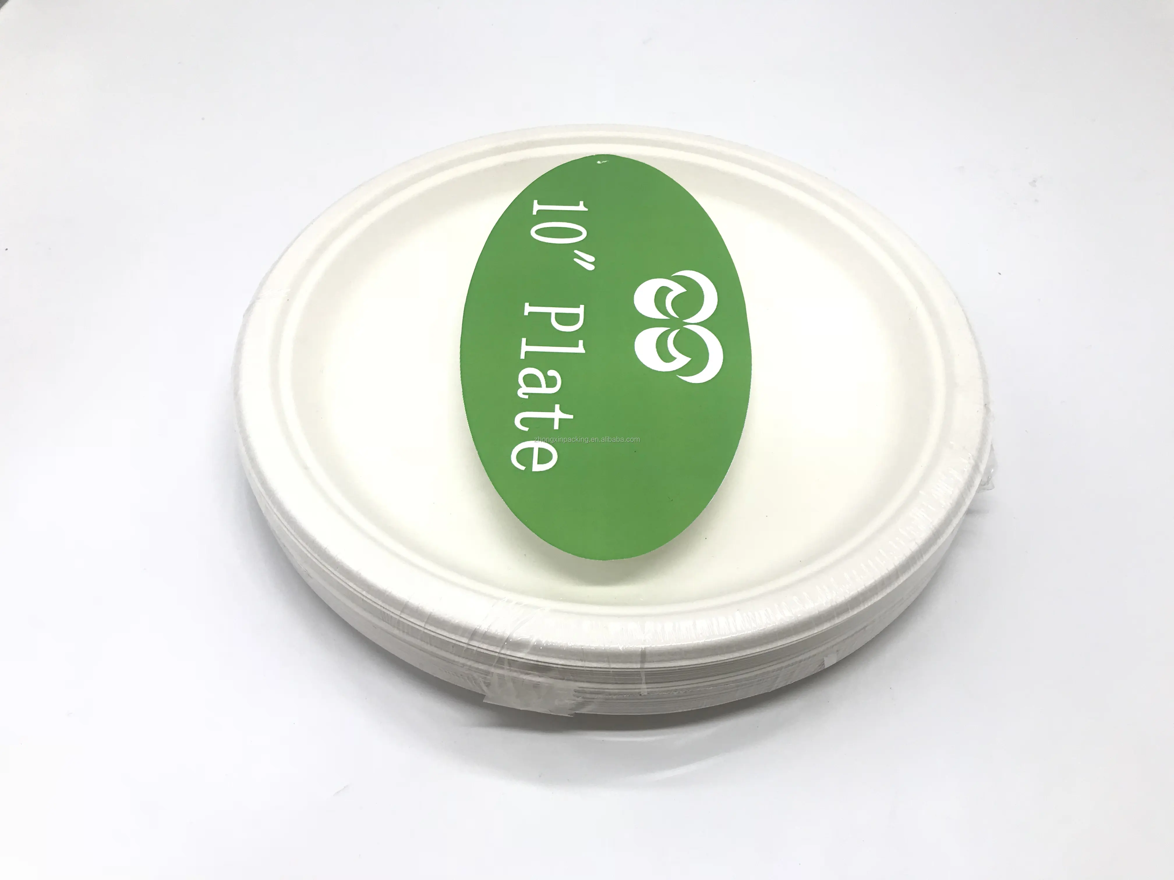 7 Inch 100% Compostable Disposable Paper Plates Heavy Duty Eco-Friendly Biodegradable Sugarcane Bagasse Dinner Plates For Party