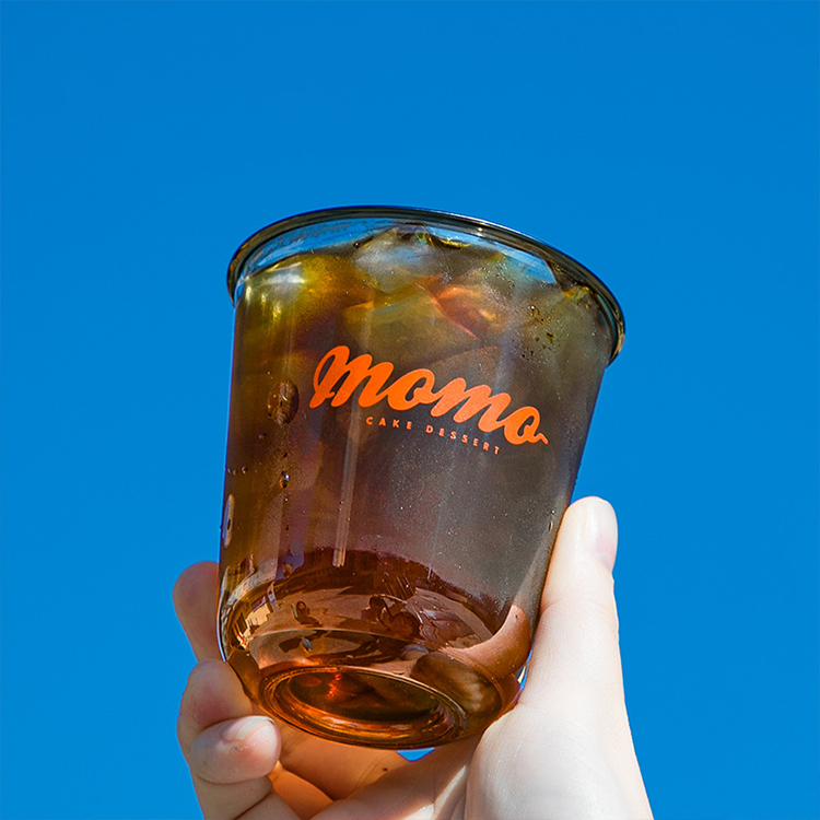 Eco Friendly Cold Beverage Black Pet U Shape Cup With Lid For Ice Coffee Disposable Juice Cups Milk Tea Plastic Cup With Logo