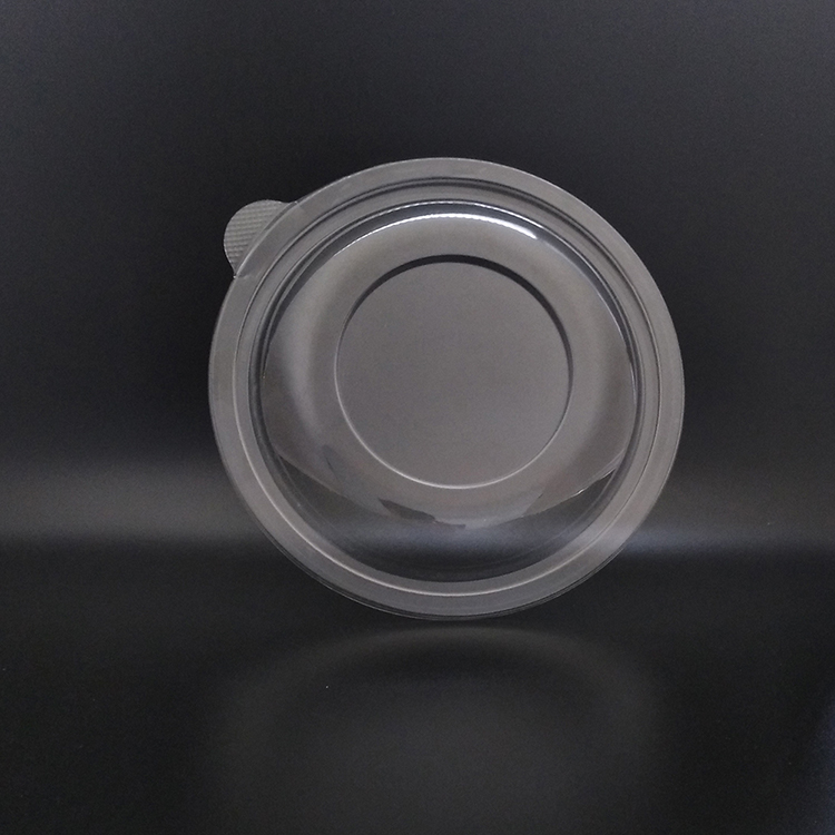Factory Customized Food Grade Eco Friendly Compostable Round Transparent Biodegradable PLA Salad Bowl