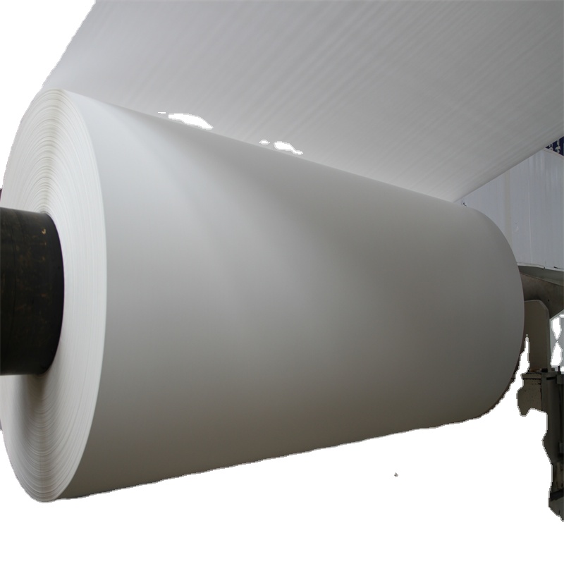 Food Grade White Color 40gsm Greaseproof Paper Roll for Fast Food Wrapping logo Printed Wax Paper Oil-proof Food Paper