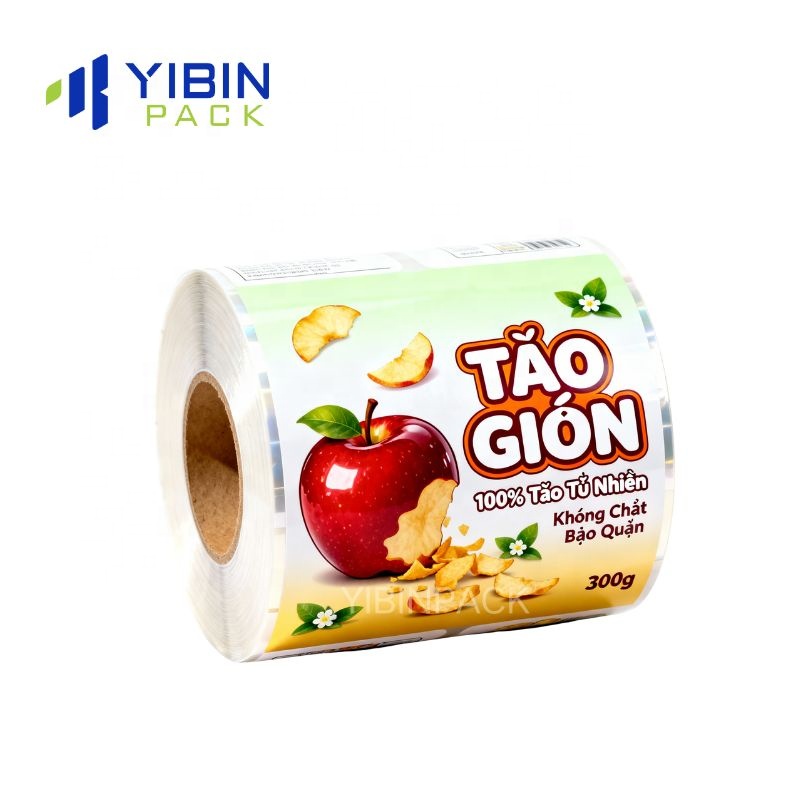 Custom Printed BOPP Thermal Lamination Packaging Film Roll Food Cookie, Potato Chip, And Ice Cream Packaging Sachet Roll Film