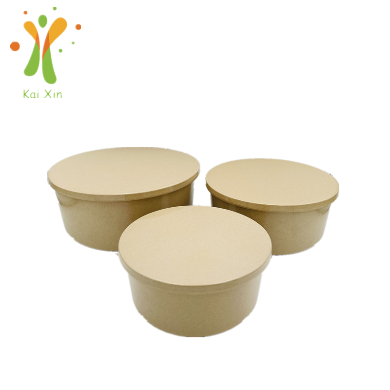 Eco-friendly Biodegradable Rice Husk Plant Fiber Salad Bowls Gift Sets Kitchen Bowl Set
