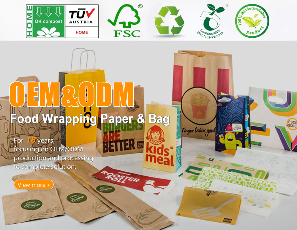 Greaseproof Wrapping Paper Banner