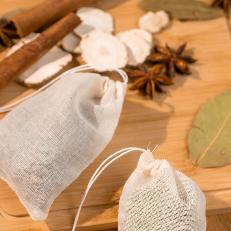 Recyclable Cotton Mesh Produce Bag Multifunctional Filter Storage Bag Wholesale