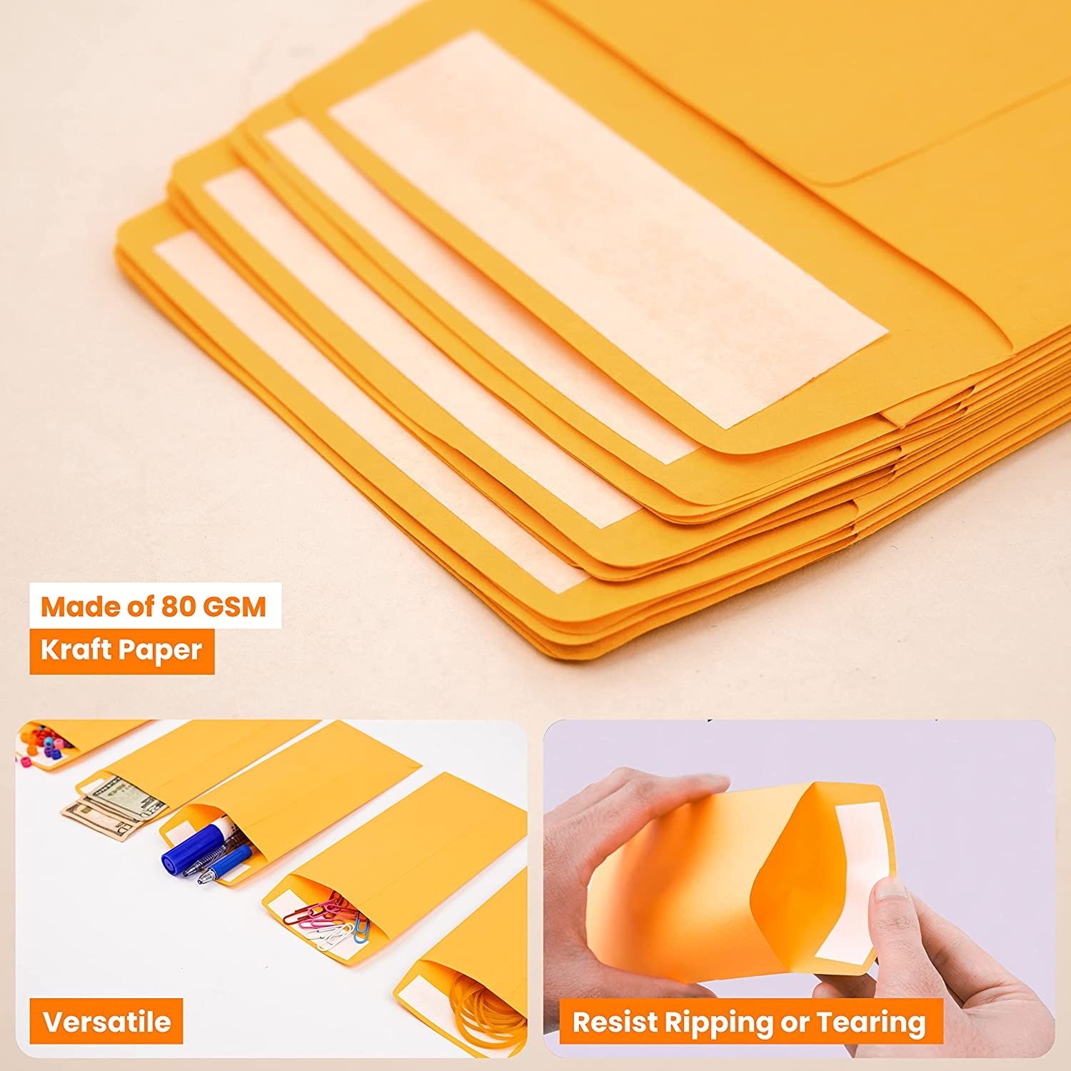 High Quality Kraft Paper Seed Envelope Seed Bag Packets For Home And Garden Use