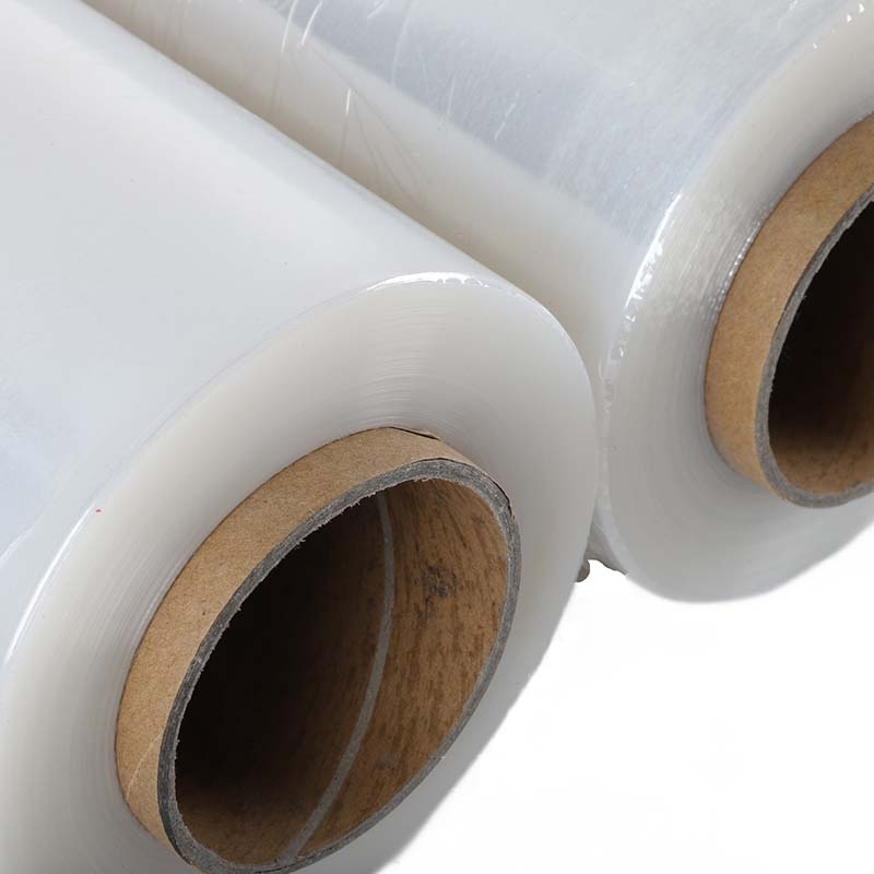 Custom Colors 300m 50cm PE Stretch Film Roll Soft Transparent Cling Wrap For Medicines Foods LLDPE Food Grade BOPP Material Cake