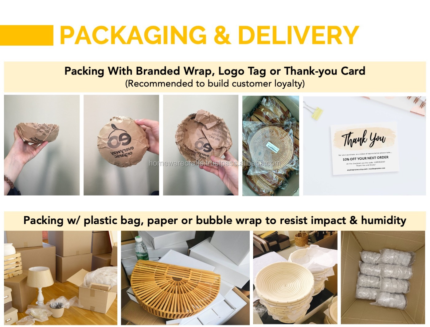 Coconut Bowl Standard Export Carton Packaging