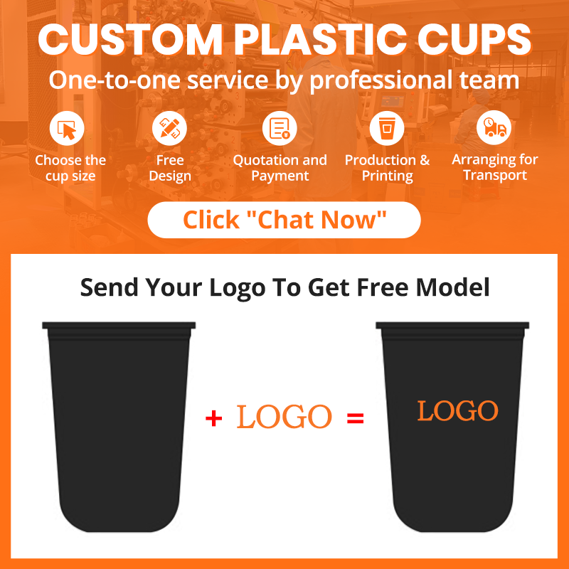 Eco Friendly Cold Beverage Black Pet U Shape Cup With Lid For Ice Coffee Disposable Juice Cups Milk Tea Plastic Cup With Logo