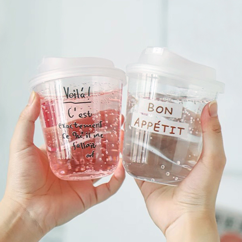 Cundao Custom Logo Printed 12/14/16/18/20oz U Shape PET Disposable Cold Drink Boba Tea Ice Coffee Plastic Cups With Lids