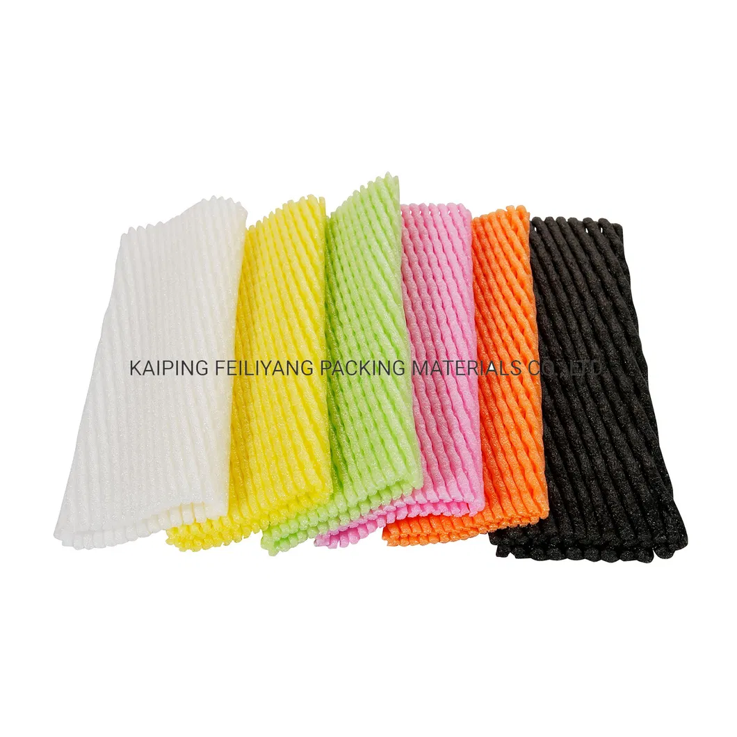 Fresh Fruit Shipping Protective Wrapping 7X18cm Foam Sleeve