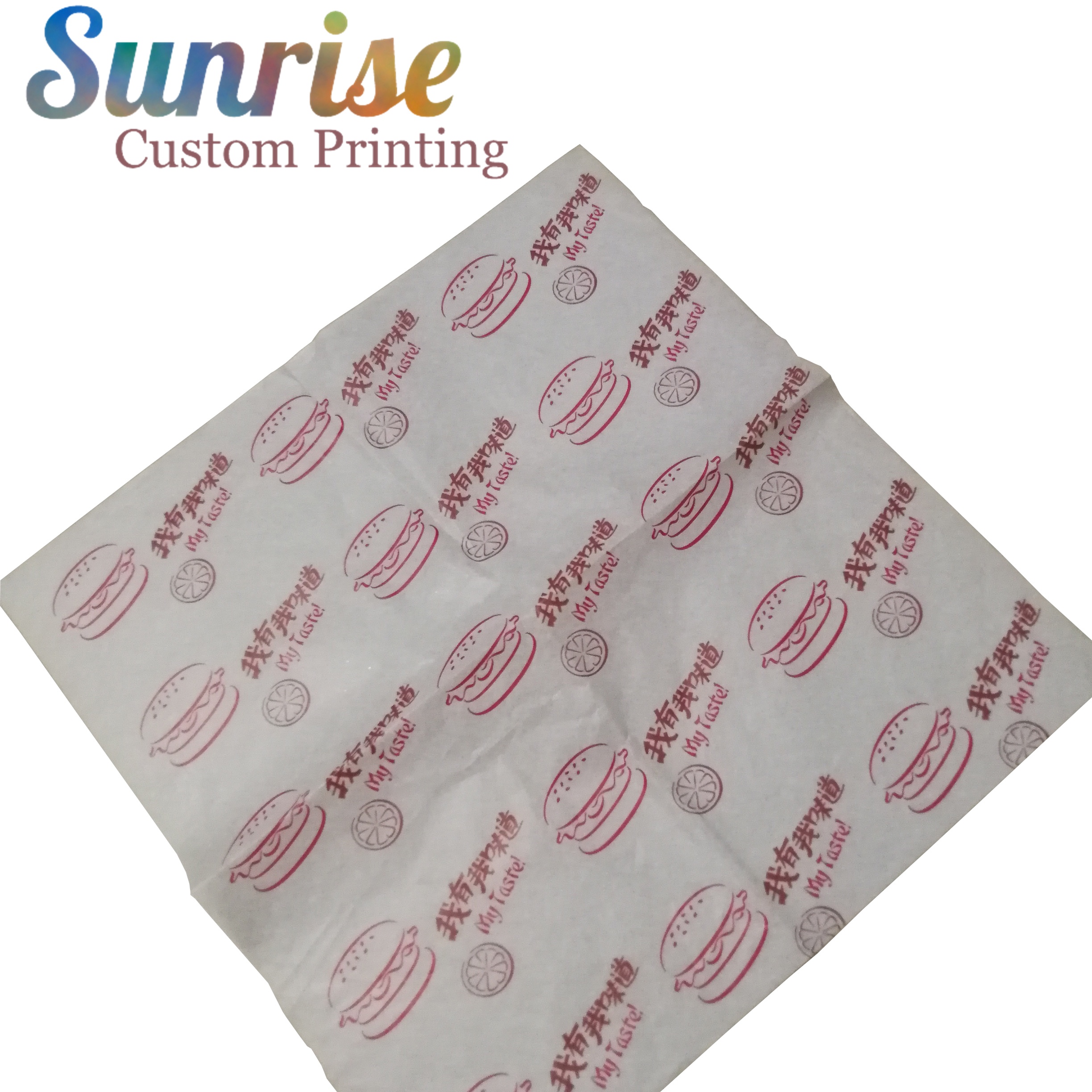 Food Wrapping Paper Design 5