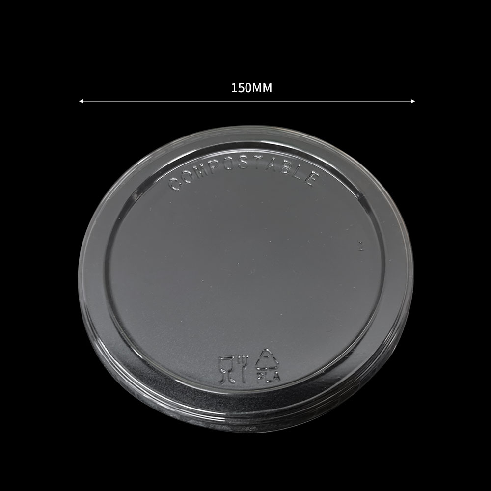 Factory Customized Food Grade Eco Friendly Compostable Round Transparent Biodegradable PLA Salad Bowl