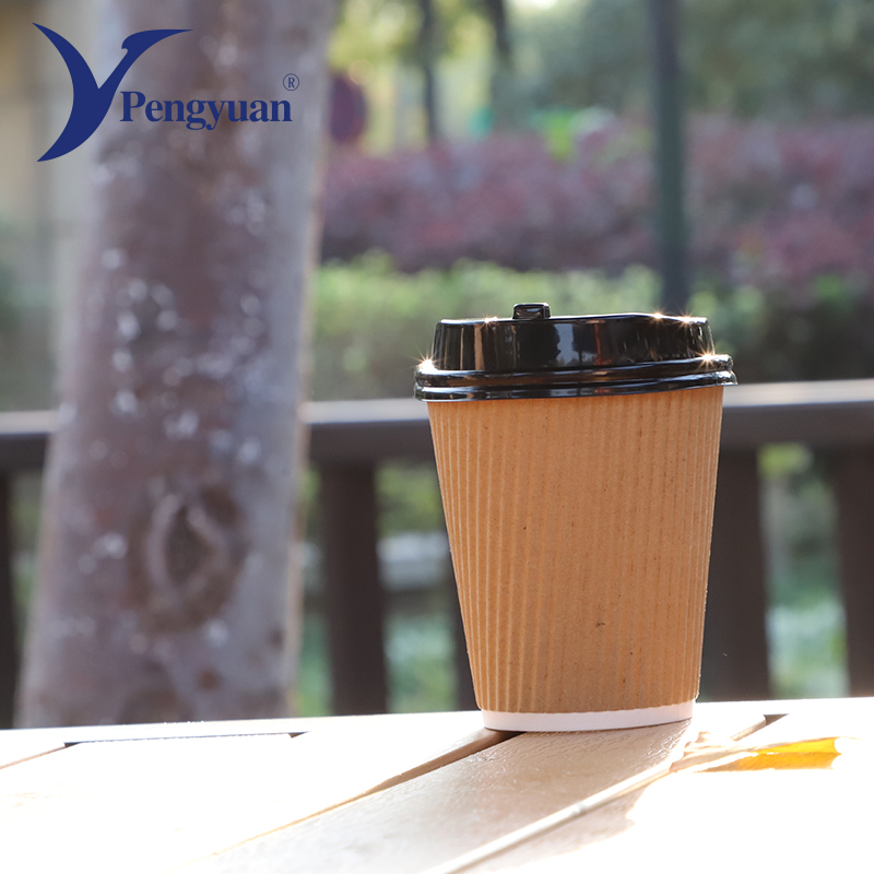 High Quality DIY Disposable Paper Cup with Lid Wholesale Biodegradable for Tea Reasonable Price