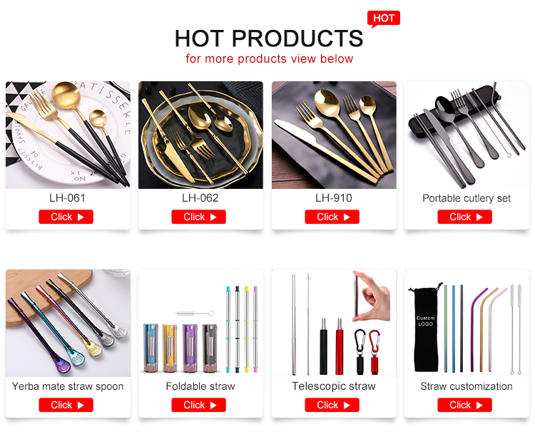 Related stainless steel and eco tableware products