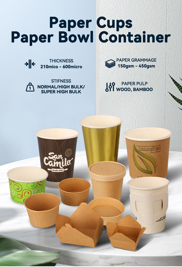 High Quality DIY Disposable Paper Cup with Lid Wholesale Biodegradable for Tea Reasonable Price