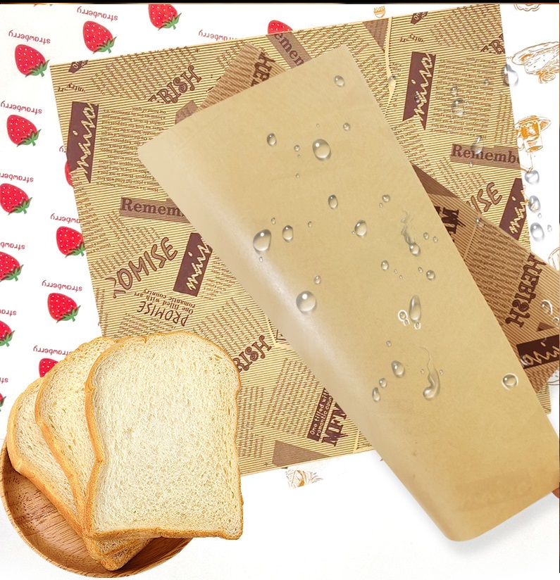 Food Grade Hamburger Wrapper, Greaseproof Paper, Beef Paper