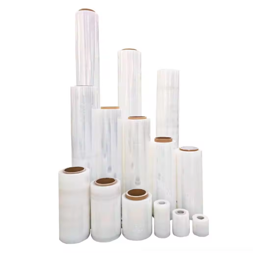High Quality LLDPE Stretch Film Plastic Wrap Roll Soft PE Pallet Wrapping for Food & Chocolate Competitive Price