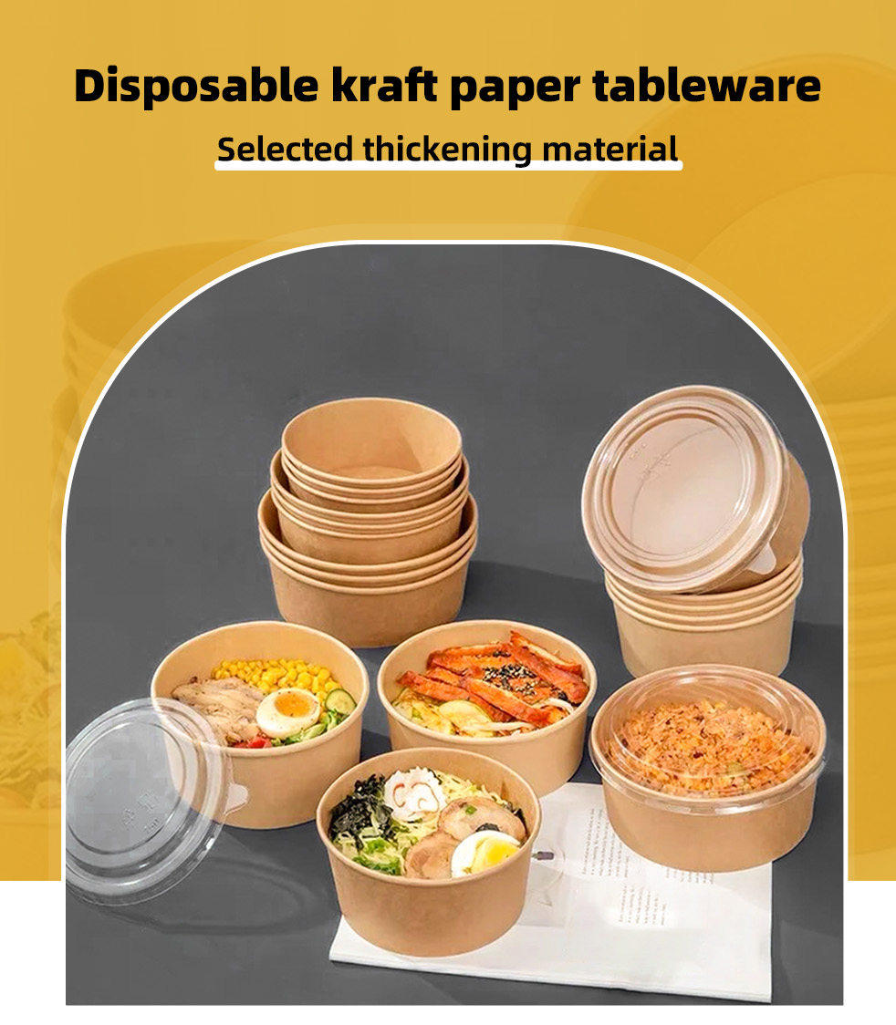 Disposable paper bowl design 2