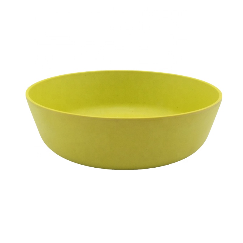 High Quality Custom Plant Natural Bamboo Fiber Soup Bowls Salad Mixing Food Bowl