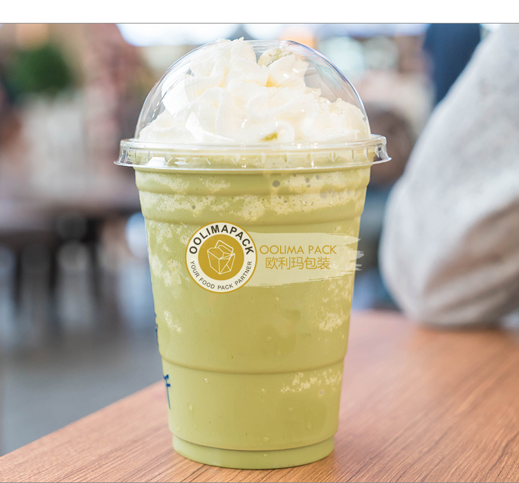 Custom Printed Logo Smoothie Cups Single Wall Tableware Tea Drink Food Ice Cream Champagne Soda Food Grade