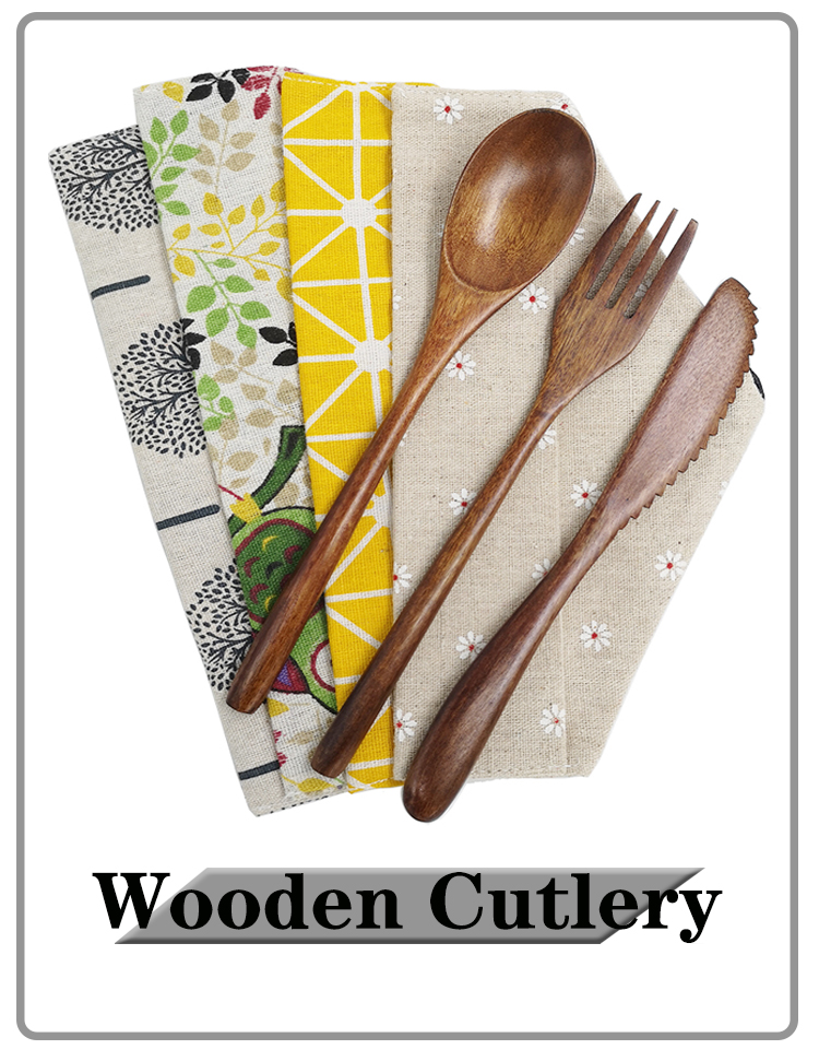 Reusable Wooden Utensils