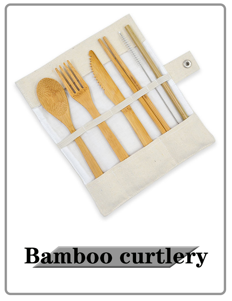 Bamboo Cutlery Set Detail