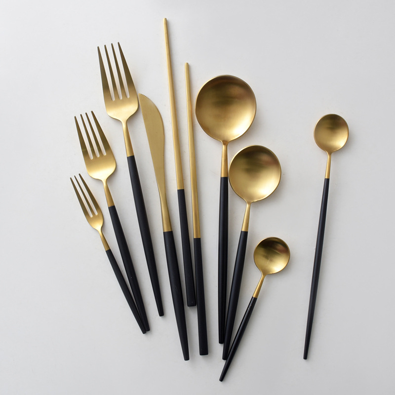 Black Gold Flatware