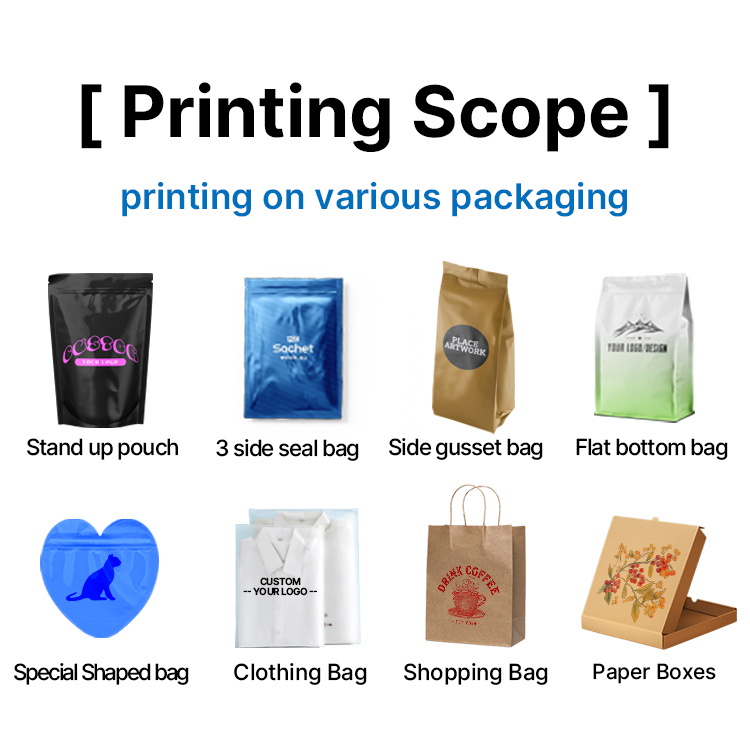 Custom Printed Brown Doypack Bag Spices Resealable Nut Zipper Standard Pla Kraft Paper Stand Up Pouch