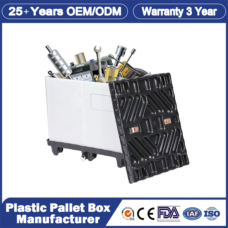 1200*1000 Economic Price Heavy Duty Customized Collapsible Bulk Foldable Large Container Plastic Pallet Box/Bin for Packaging and Shipping