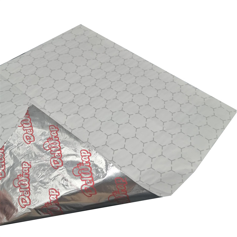 Recyclable Greaseproof Wax Coated Baking Sandwich Paper Food Wrapping Burger Paper Roll Custom Logo Waterproof Sugar Pizza