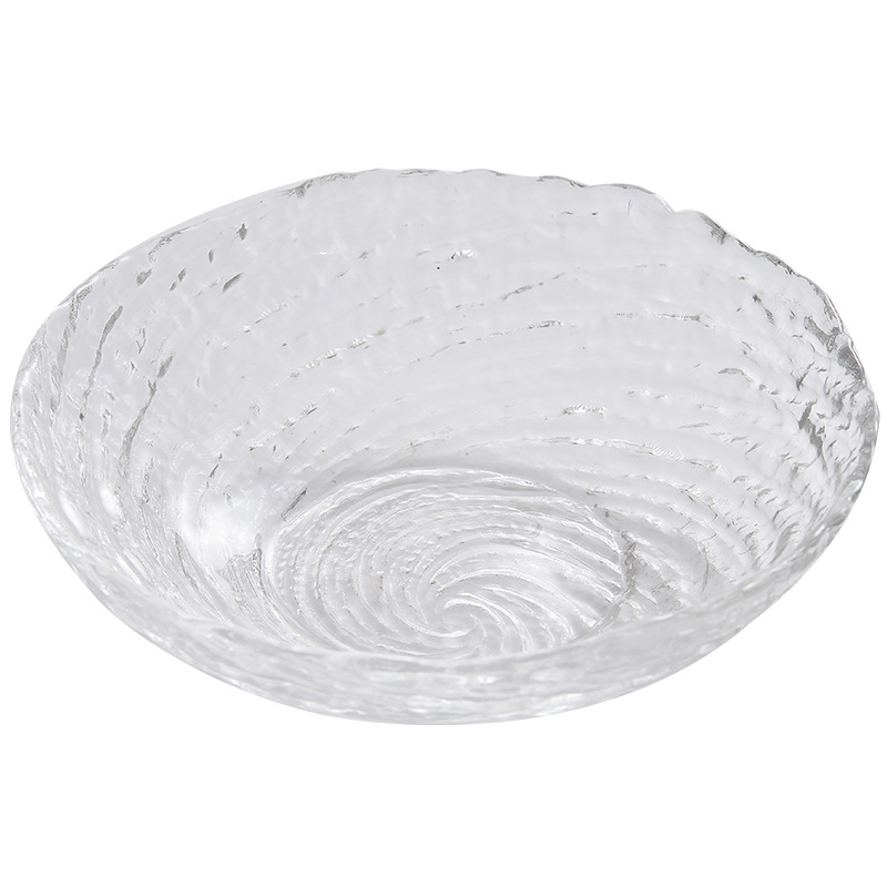 Canghai Glass Bowl, Fruit Salad Bowl, Premium Light Luxury Deep Plate, Creative Yogurt Bowl, Beautiful Household Fruit Plate