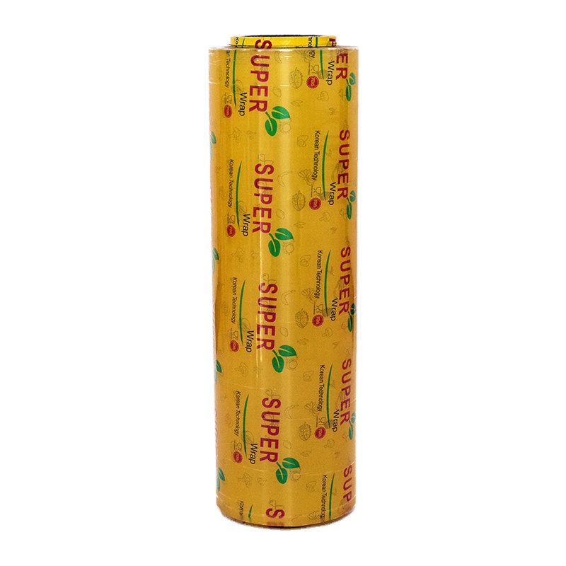Casting Pvc Plastic Wrapping Material Stretch Wrap Roll Clear Cling Foil Warps Eurofilm Envoplast Disposable Food Film