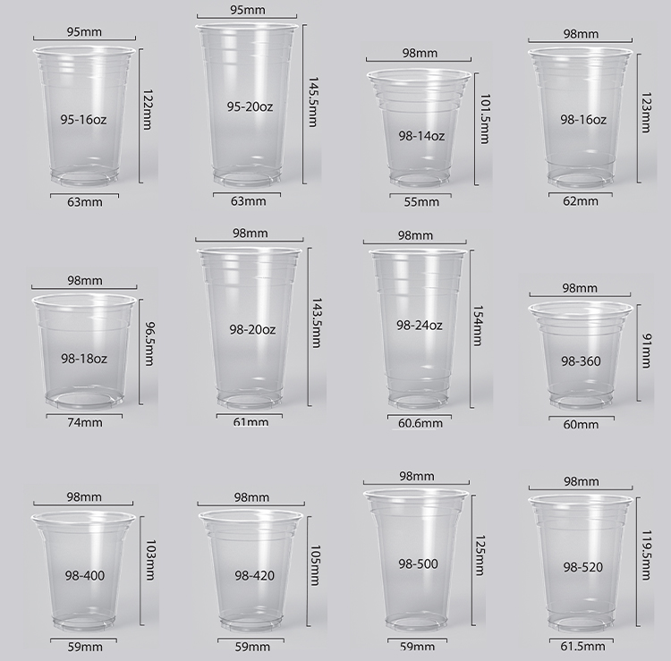 Clear Plastic Cup Display 9